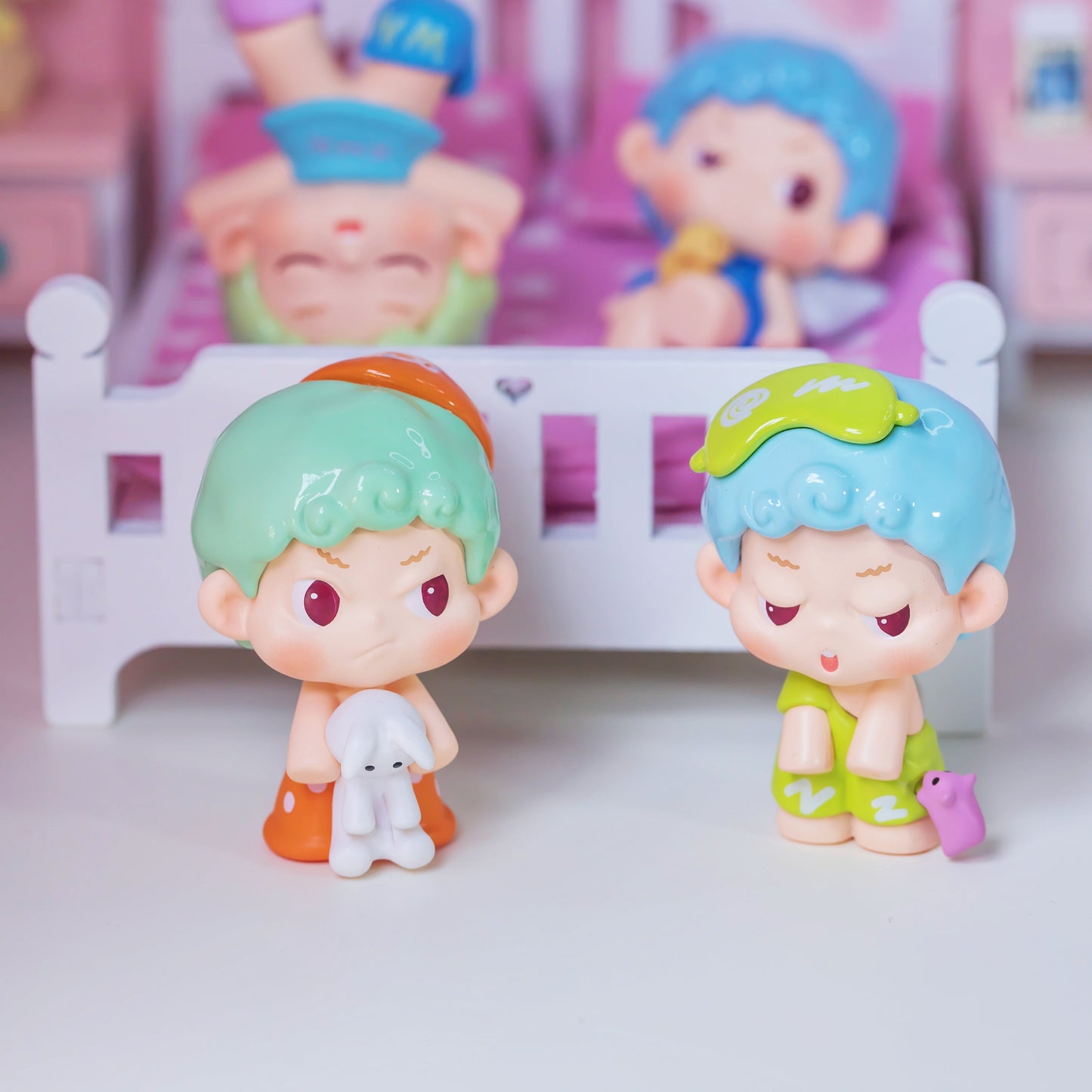 NIMOO GoodNight Party Mini Figurines Blind Box Gift Cute Desk Decor Dolls Collectible Toys Surprise Birthday Present