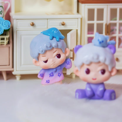 NIMOO GoodNight Party Mini Figurines Blind Box Gift Cute Desk Decor Dolls Collectible Toys Surprise Birthday Present