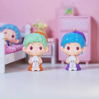 NIMOO GoodNight Party Mini Figurines Blind Box Gift Cute Desk Decor Dolls Collectible Toys Surprise Birthday Present