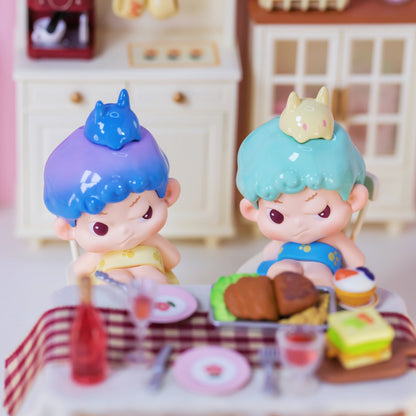 NIMOO GoodNight Party Mini Figurines Blind Box Gift Cute Desk Decor Dolls Collectible Toys Surprise Birthday Present