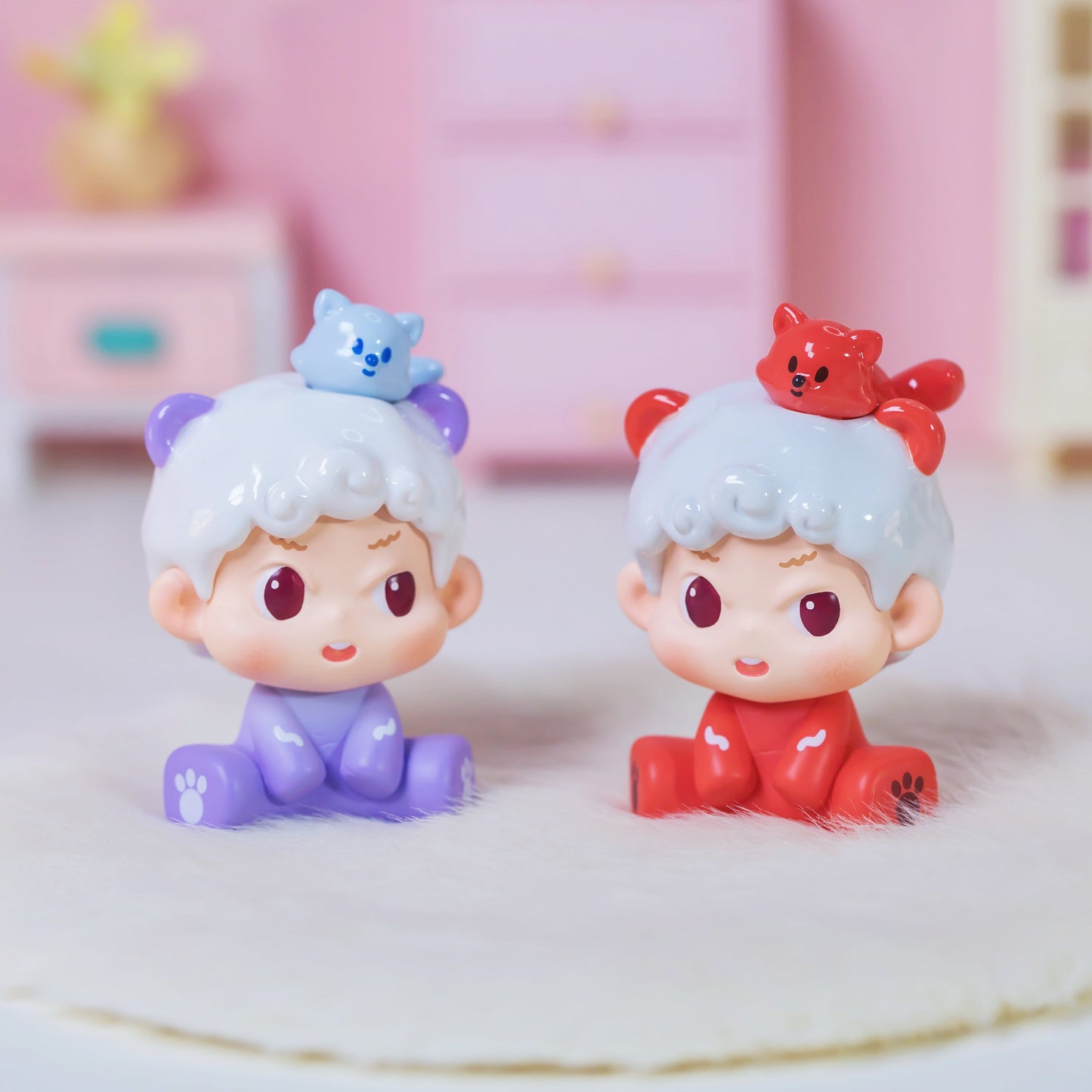 NIMOO GoodNight Party Mini Figurines Blind Box Gift Cute Desk Decor Dolls Collectible Toys Surprise Birthday Present