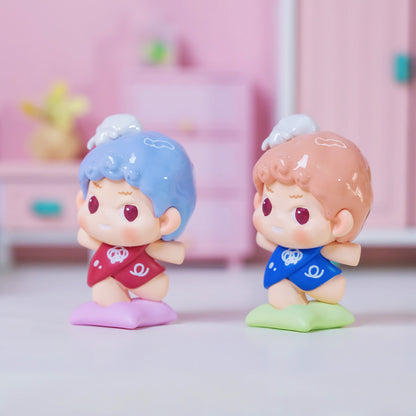 NIMOO GoodNight Party Mini Figurines Blind Box Gift Cute Desk Decor Dolls Collectible Toys Surprise Birthday Present