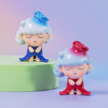 LATTA Flower Sprite Mini Figurines Blind Box Gift  Cute Desk Decor Dolls Collectible Toys Surprise Birthday Present