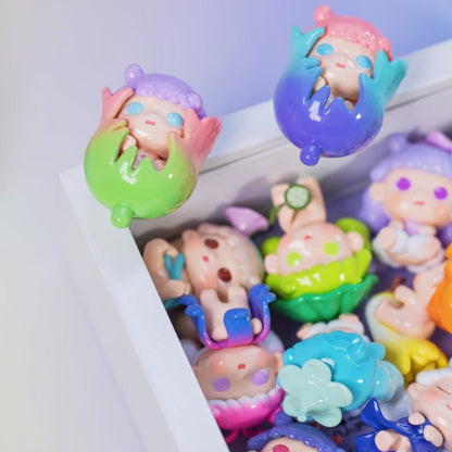 LATTA Flower Sprite Mini Figurines Blind Box Gift  Cute Desk Decor Dolls Collectible Toys Surprise Birthday Present