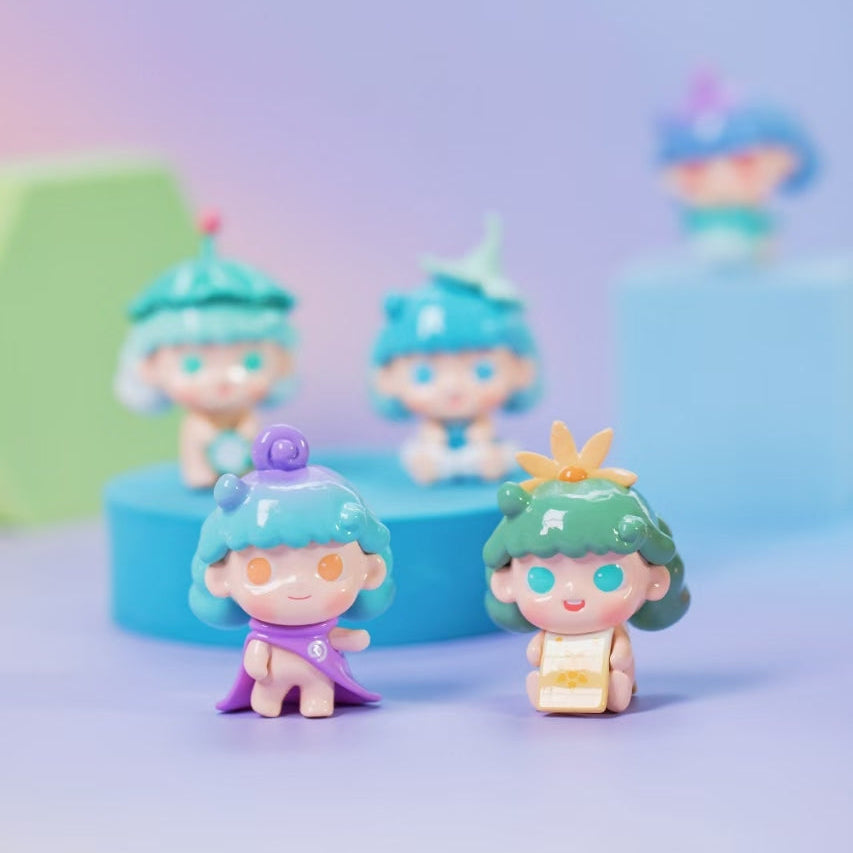 LATTA Flower Sprite Mini Figurines Blind Box Gift  Cute Desk Decor Dolls Collectible Toys Surprise Birthday Present