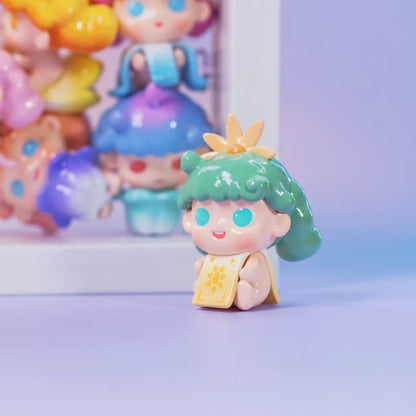 LATTA Flower Sprite Mini Figurines Blind Box Gift  Cute Desk Decor Dolls Collectible Toys Surprise Birthday Present