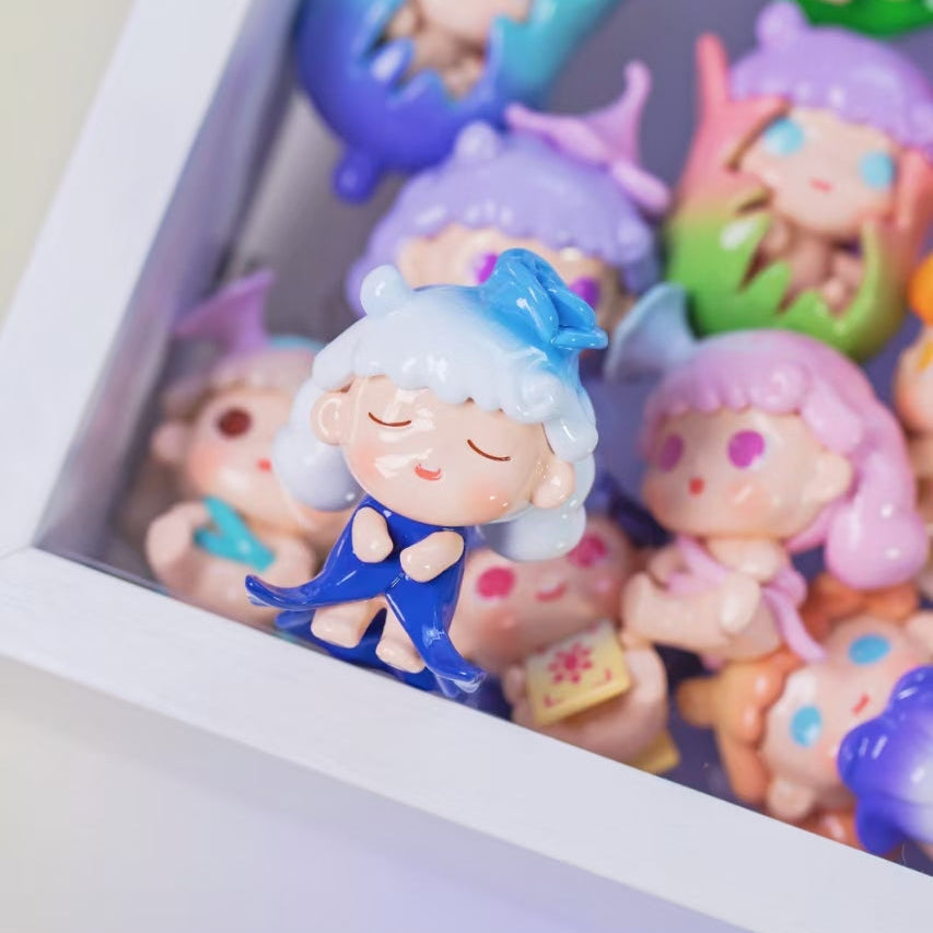 LATTA Flower Sprite Mini Figurines Blind Box Gift  Cute Desk Decor Dolls Collectible Toys Surprise Birthday Present