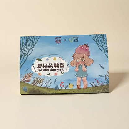 Xiaduoduo Yali Mini Figurines Blind Box Gift Cute Desk Decor Dolls Collectible Toys Surprise Birthday Present