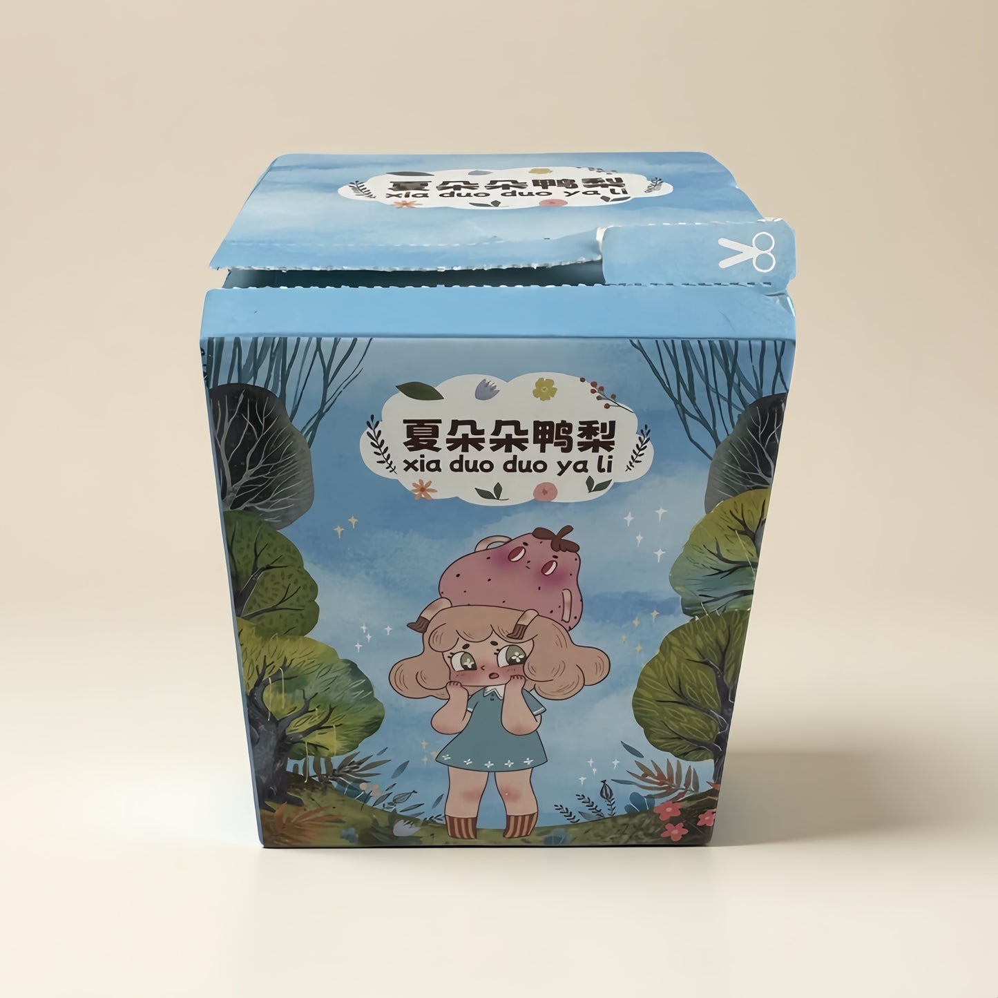 Xiaduoduo Yali Mini Figurines Blind Box Gift Cute Desk Decor Dolls Collectible Toys Surprise Birthday Present