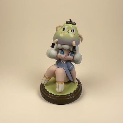 Xiaduoduo Yali Mini Figurines Blind Box Gift Cute Desk Decor Dolls Collectible Toys Surprise Birthday Present