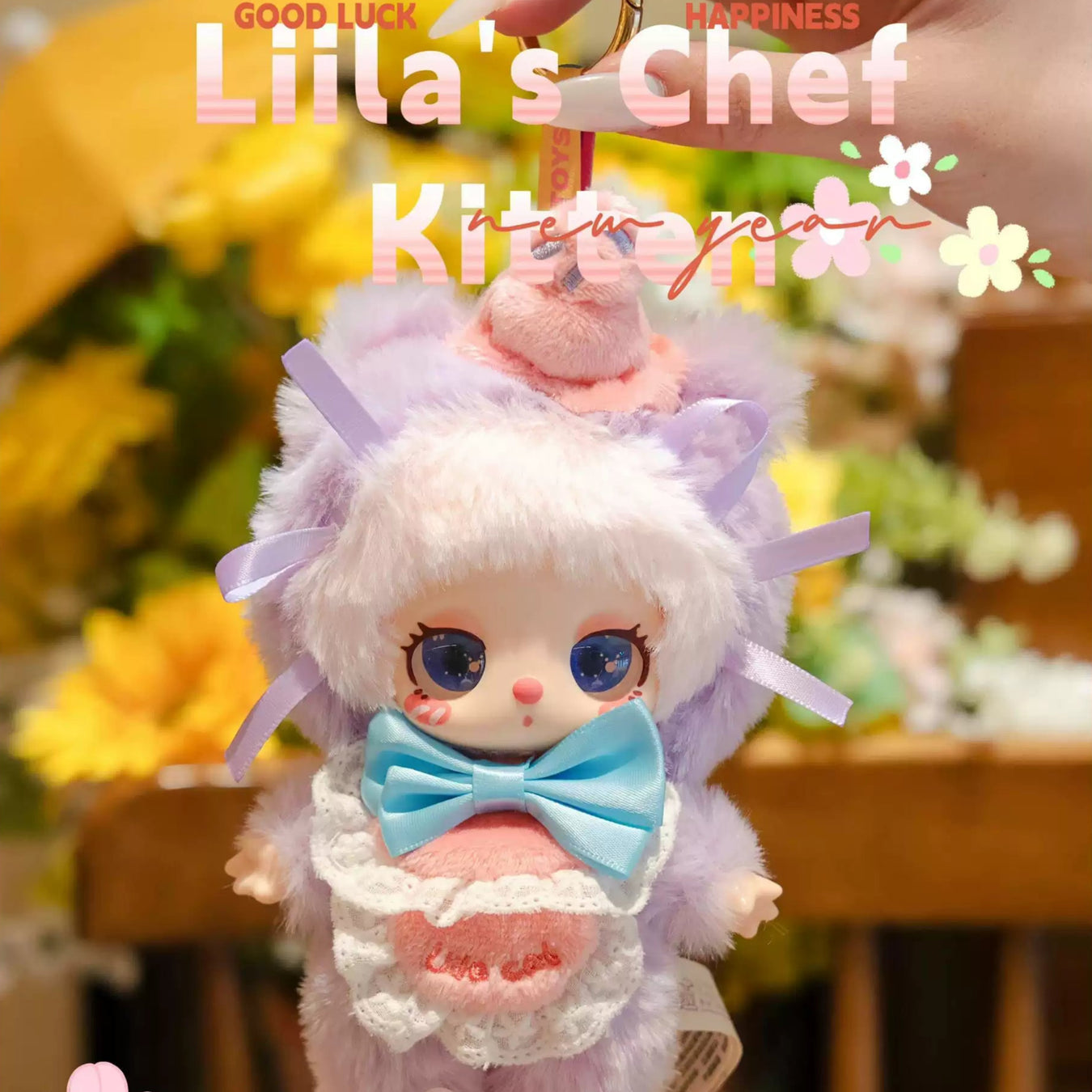 Liila's chef Kitten Mini Figurines Blind Box Gift Cute Desk Decor Dolls Collectible Toys Surprise Birthday Present