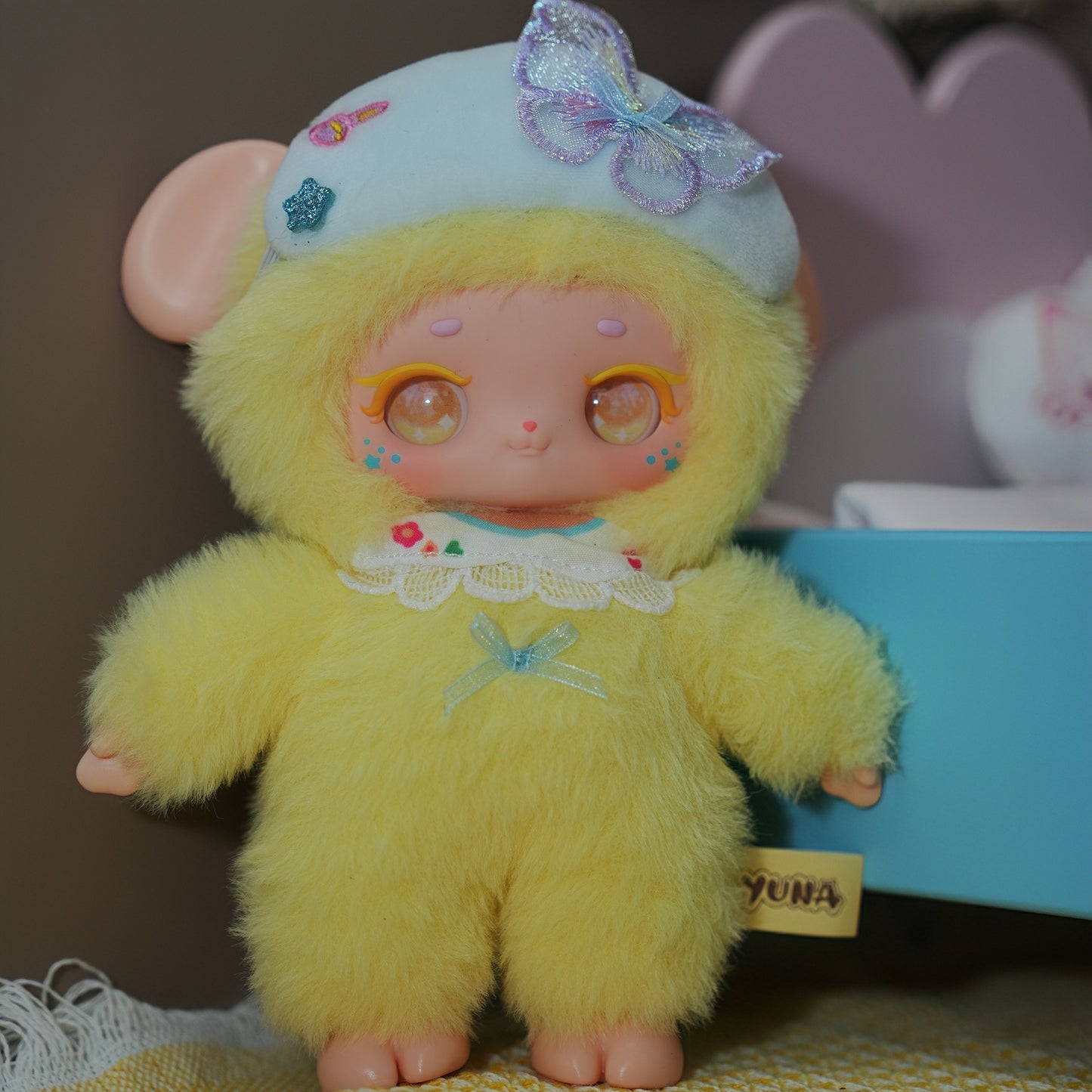 Goodnight Yuna Sheep Sheep Mini Figurines Blind Box Gift Cute Desk Decor Dolls Collectible Toys Surprise Birthday Present