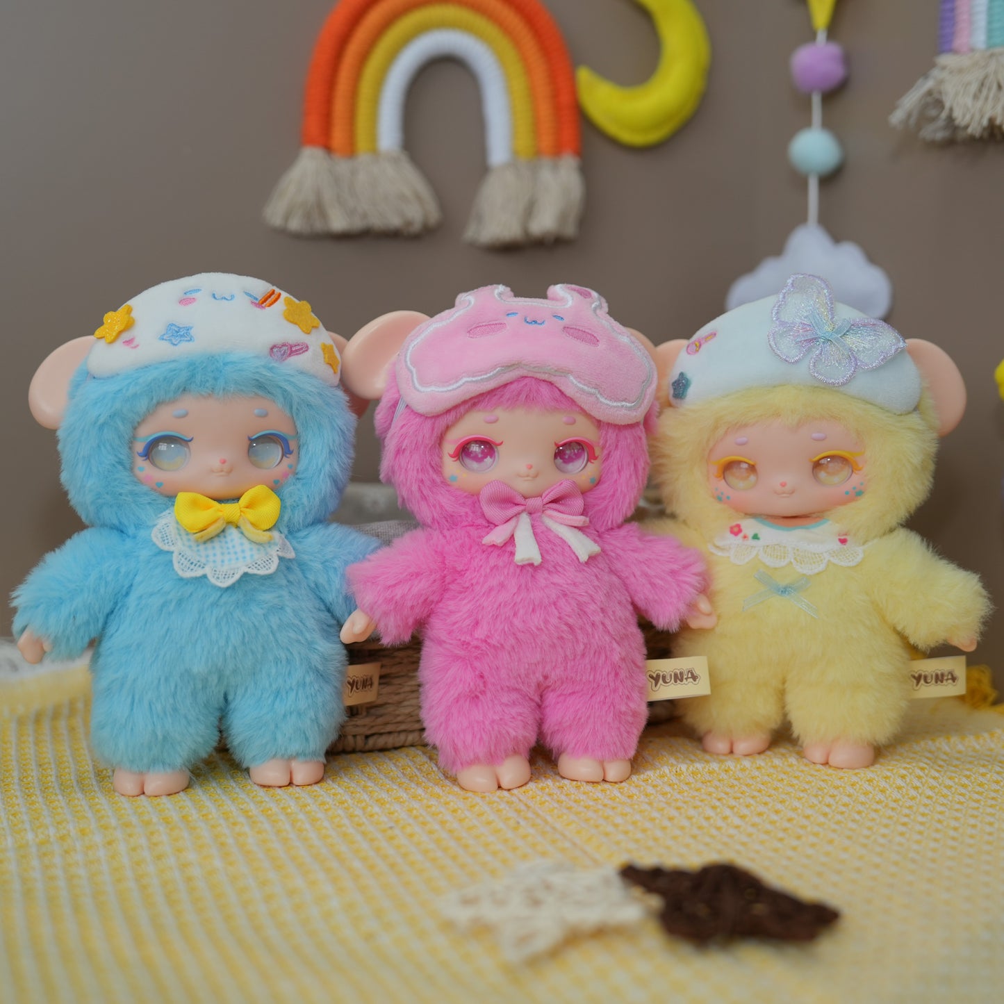 Goodnight Yuna Sheep Sheep Mini Figurines Blind Box Gift Cute Desk Decor Dolls Collectible Toys Surprise Birthday Present